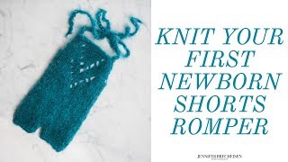 HOW TO KNIT A NEWBORN ROMPER 2 | NEWBORN PHOTOGRAPHY PROP