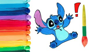 STITCH 💙🐨 Fast drawing