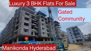 Manikonda - Luxury Gated Community Flats For Sale #hyderabad #flatsforsale #manikonda #goldentemple