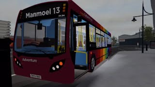 Roblox I Ammanford & Vale Bus Simulator - Pride Enviro 200 Interchange → Interchange for route 13