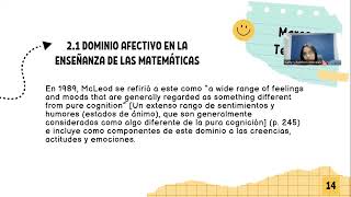 Ponencia Ansiedad ante la Enseñanza de la Matemática