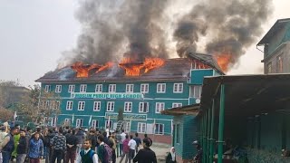 Major Fire broke out in a School in Srinagar while celebrating Children's Day