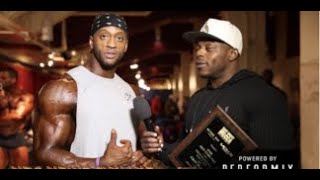 Raymont Edmonds and Andre Ferguson at Mr. Olympia 2020 Press Conference