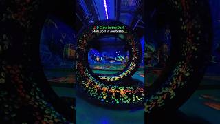 FIRST EVER 3D Glow in the Dark Mini Golf in Australia #minigolf #3dminigolf  #glowingrooms #perth