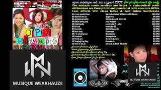 MPLANET - DJ EMERSON - OPM MixtapeVOL 6 #megamix #opmlovesong #opmremix #opm