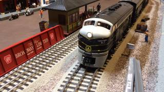 MTH RailKing F3 Extended Start Up and Shut Down