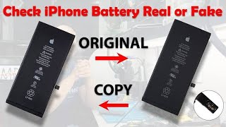 how to know iPhone original battery cells and all types things did you need