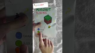 Minecraft Blind bag #diy #papersquishy #squishy #papercraft #youtubeshorts #blindbag