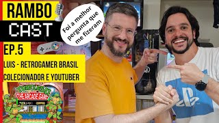 LUIS DO CANAL RETROGAMER BRASIL JOGA TEENAGE MUTANT NINJA TURTLES (ARCADE GAME) - RAMBOCAST #05