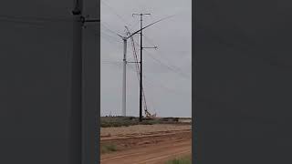 GIANT WINDMILL BLADE REPLACEMENT