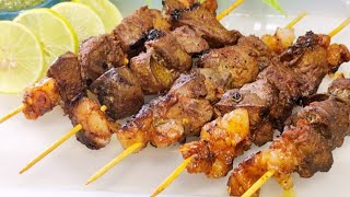 Seekh kaleji recipe |Tikka Kaleji |Bakra eid special BBQ Mutton Liver