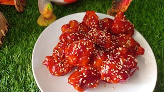 Sesame fried chicken recipe 🍎 Non-Veg foods.com