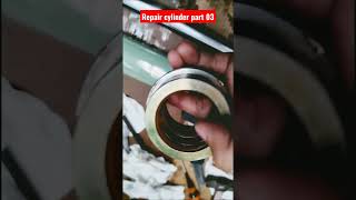 cara repair cylinder hydraulic part 03 #hydraulic #teknik #hydraulicpress #repair