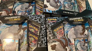 Insane 4 Dubwool V box opening! 1 Gold card! 1 rainbow card. we pulled another one!!! Pokémon cards.