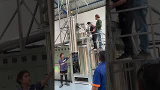 Supercritical co2 extraction machine site training in Indonesia for cinnamon oil #shorts