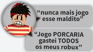 as pessoas estão ficando irritadas com o roblox