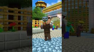 Minecraft But a Villager does Slickback! #shorts