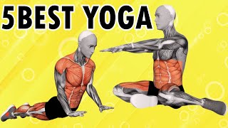 Science Say These 5 Yoga Exercises Can Cure Any Dieses - Do this 5 Min Yoga Get Fit