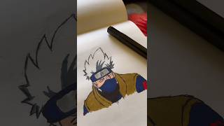 Kakashi hatake drawing ❤️‍🩹😎 || Naruto drawing || anime drawing #anime #art #drawing #shorts