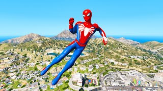 GTA 5 Epic Ragdolls | Spiderman and Colorful Spiderman Jumps/fails (Euphoria Physics Funny Ragdolls)