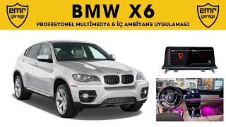 Bmw X6 nbt multimedya ekran ve iç ambiyans sistemi uygulamamız - Emr Garage Ankara