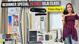 Beginner Special Free Silai Class. Basic Stitching Knowledge (Class-1  Knowledge of Equipment's).