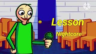 Lesson - |FnF: Baldi's Basics in Funkin' OST.   (Nightcore)