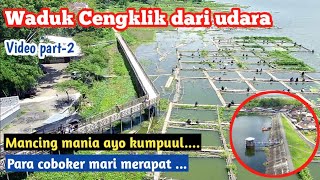 Waduk Cengklik dari udara, mancing mania dan coboker wajib merapat, video part-2