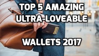 Top 5 Amazing Ultra Minimalist Wallets 2017 V3 | Titan Hendbury Leather Slim VENTURE MiniMAX MAG