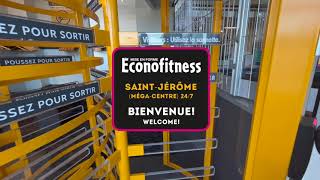 Bienvenue au - Welcome to 👍 Éconofitness - Saint-Jérôme (Méga-centre) 24/7