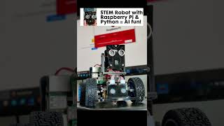 Learning Python AI Libraries with a RaspberryPI powered robot. #shorts