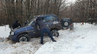 Winter Off-Road| Can-Am Maverick, Suzuki Grand Vitara, Suzuki Jimny!