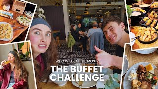 Buffet Challenge: Who will eat the most? 🥞