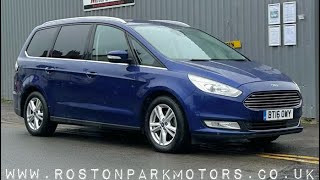 2016 (16) Ford Galaxy 2.0 TDCi 180 Titanium - 7 seats - ULEZ compliant for sale @rostonparkmotors