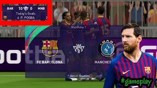 Pes 2021 Mobile gameplay; Barcelona vs Manchester city