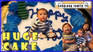 Huge Cake | LengLeng FamilyTv