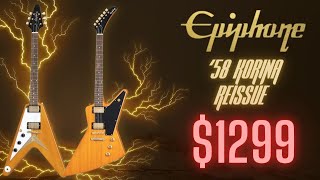 Epiphone Korina 58 Flying V's and Explorers are here!