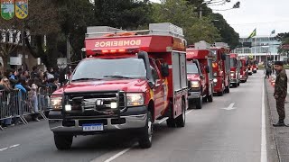 DESFILE CÍVICO MILITAR EM CURITIBA - 7 DE SETEMBRO