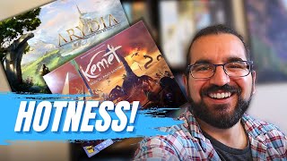 ARYDIA BOARD GAME AND KEMET: BLOOD AND SAND | Top Ten Board Games May 31st