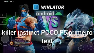 POCO F5 testing WINLATOR Android killer instinct