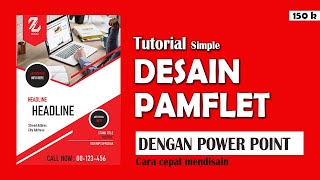 Cara membuat pamflet di power point keren