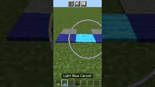 Minecraft new steve carpet 😂 build  hack #minecraft#short