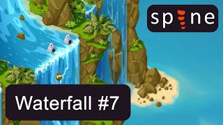 Spine 2D: VFX #6 | Waterfall FX Surface