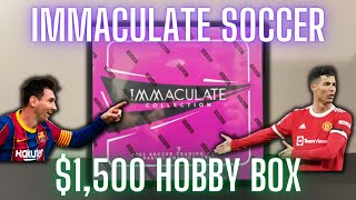 *$1,500 Hobby Box* 2021 Panini Immaculate Soccer Hobby Box Opening!