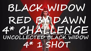 Black Widow Red By Dawn Uncollected Black Widow 4 star 1 SHOT | MARVEL CONTEST OF CHAMPIONS | MCOC |