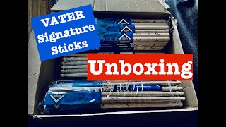 Vater Signature Sticks Unboxing