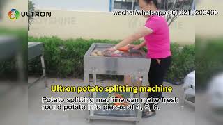 potato splitting machine | root vegetable splitting machine | root vegetable splitter price