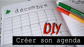 DIY ✄ créer ton agenda / DIY note planner