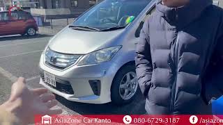 [ASIAZONE CAR] Bàn Giao Xe Honda Freed Hybird Cho Anh Mạnh Hùng Ở Chiba