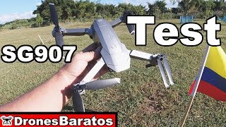 Test Prueba de Vuelo Drone SG907 español Test Cámara función sígueme y retorno a casa